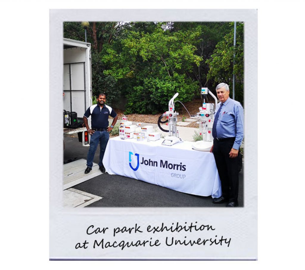 Car park exhibition at Macquarie University